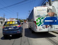 Nossa Senhora do Socorro/SE: PRF detém suspeito de roubo a ônibus