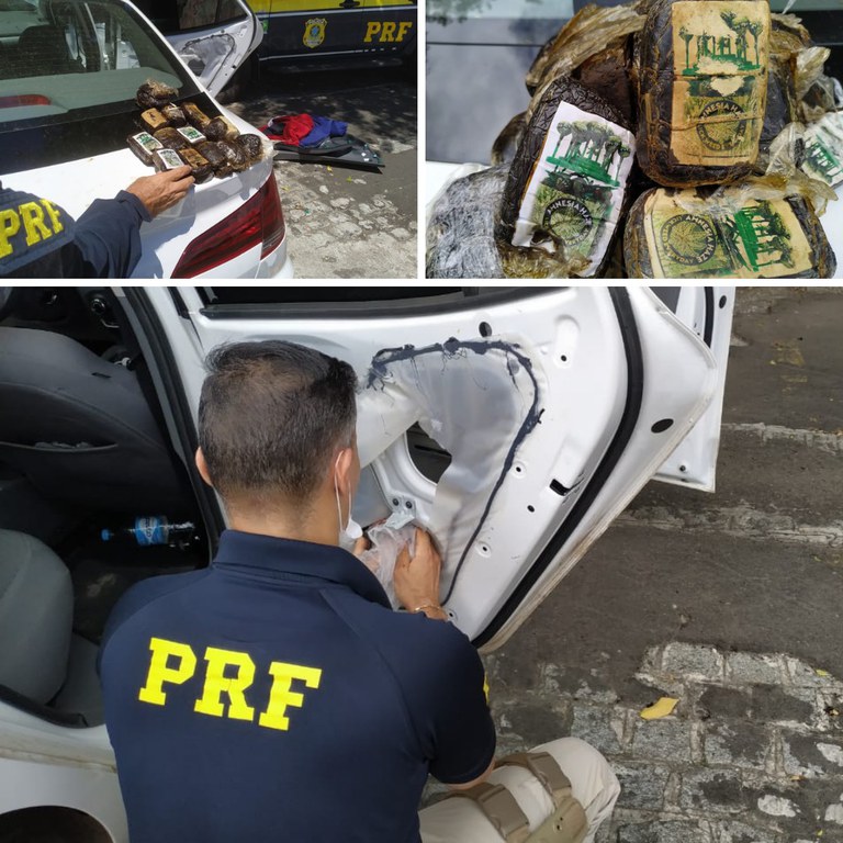 Sergipe: PRF apreende 30 pacotes de haxixe em Itabaiana