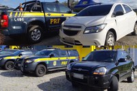 Sergipe: PRF recupera no mesmo dia três veículos roubados