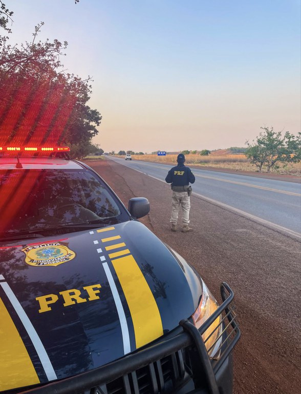 PRF prendeu na ontem que dirigia sob efeito de álcool
