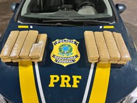 PRF apreende 11,4kg de substância análoga à maconha em Cariri do Tocantins/TO