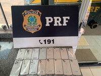 PRF apreende 16 aparelhos celulares em Guaraí/TO