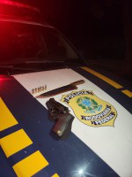 PRF prende homem por porte ilegal de arma de fogo