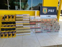 PRF apreende 3.600 maços de cigarro transportados ilegalmente em Guaraí/TO