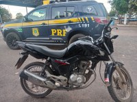 PRF apreende moto com os sinais identificadores adulterados em Gurupi/TO