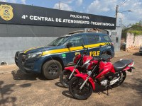 PRF apreende duas motocicletas adulteradas em Palmeiras do Tocantins/TO