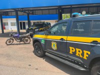PRF apreende motocicleta com os sinais identificadores adulterados