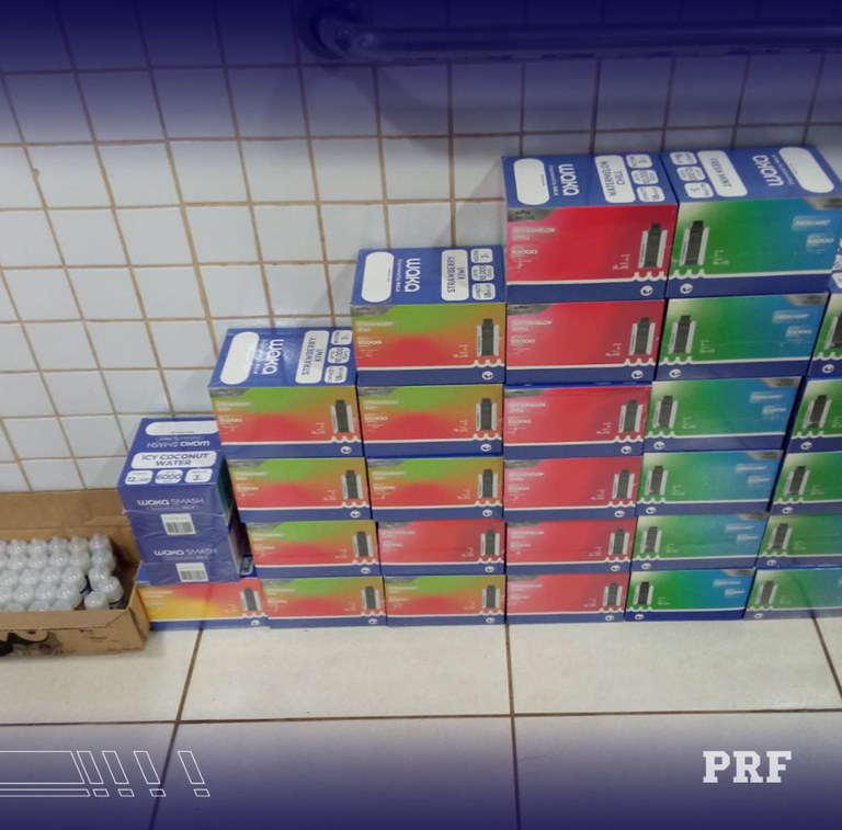 PRF apreendeu 363 itens transportados ilegalmente em Guaraí/TO