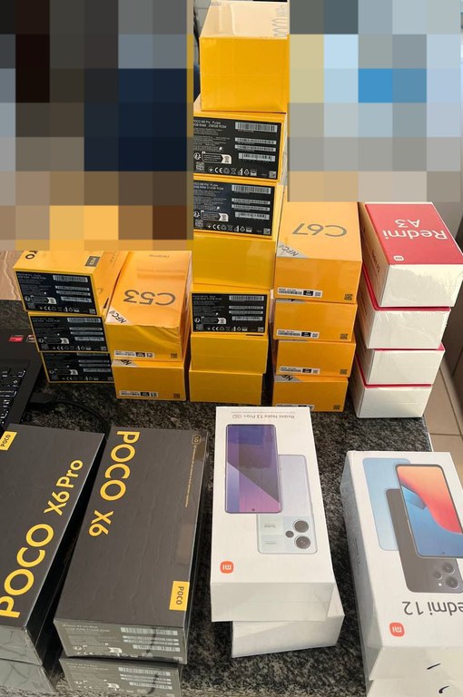 PRF apreende itens eletrônicos transportados ilegalmente em Guaraí/TO