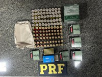 PRF prende condutor por porte ilegal de 160 munições em Palmeiras do Tocantins/TO