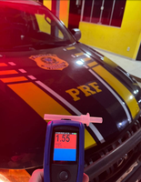 PRF prende motociclista embriagado trafegando pela BR-153 em Guaraí/TO