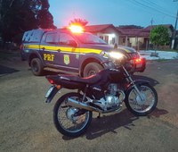 PRF apreende moto adulterada em Wanderlândia/TO