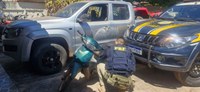 PRF apreende caminhonete e motocicleta adulteradas em Colinas/TO