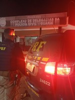 PRF prende foragido da justiça por homicídio e coação no curso do processo em Guaraí