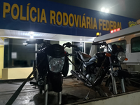 PRF apreende duas motos adulteradas em Palmeiras do Tocantins/TO
