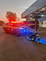 PRF apreende motocicleta com sinais de adulteração na BR-153