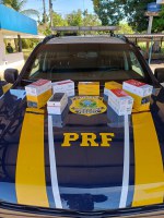 PRF apreende eletrônicos sem nota fiscal em Guaraí/TO