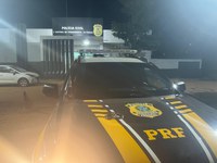 PRF cumpre mandado de prisão por furto, roubo e porte ilegal de arma em Palmas/TO