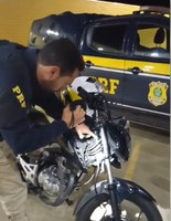 PRF recupera motocicleta adulterada em Araguaína