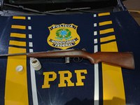 PRF apreende arma de fogo e munições em Palmeiras do Tocantins/TO