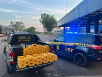 PRF apreende 176 celulares sem nota fiscal em ônibus no Tocantins