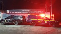 PRF prende dois foragidos da justiça durante o fim de semana no Tocantins