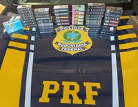 PRF apreende carga de cigarros eletrônicos no Tocantins