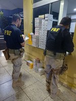 PRF apreende eletrônicos escondidos em carga de frutas e legumes em Gurupi/TO