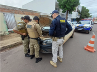 PRF identifica veículo com sinais de adulteração e registro de roubo em Gurupi/TO