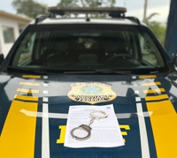 PRF prende foragido por tráfico de drogas na BR-226, em Aguiarnópolis/TO