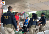 PRF promove ação “PRF Amiga dos Autistas” no Terminal Rodoviário de Palmas/TO