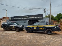 PRF cumpre mandado de prisão por pensão alimentícia em Palmeiras do Tocantins