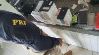 PRF apreende cerca de R$ 25 mil em celulares sem nota fiscal na BR-153