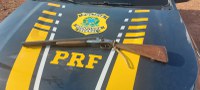 PRF apreende uma espingarda em Formoso do Araguaia/TO