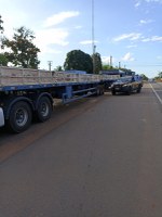 PRF apreende veículo com elementos identificadores adulterados