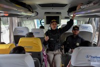 Embarque Legal: PRF reforça fiscalização do transporte rodoviário de passageiros