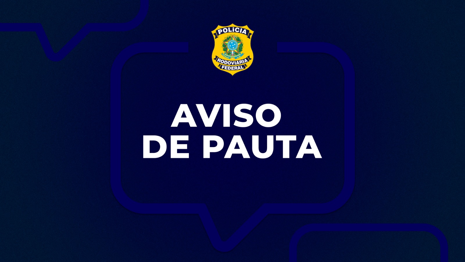 Aviso de pauta - Operação Nacional 18 Anos da Lei Seca