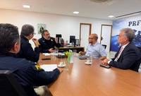 Diretor-Geral da PRF recebe presidente da FENAPRF para tratar do FUNCOC