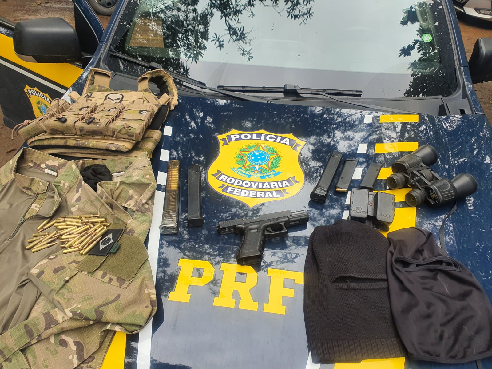 Imagem de ocorrência da PRF no ES.