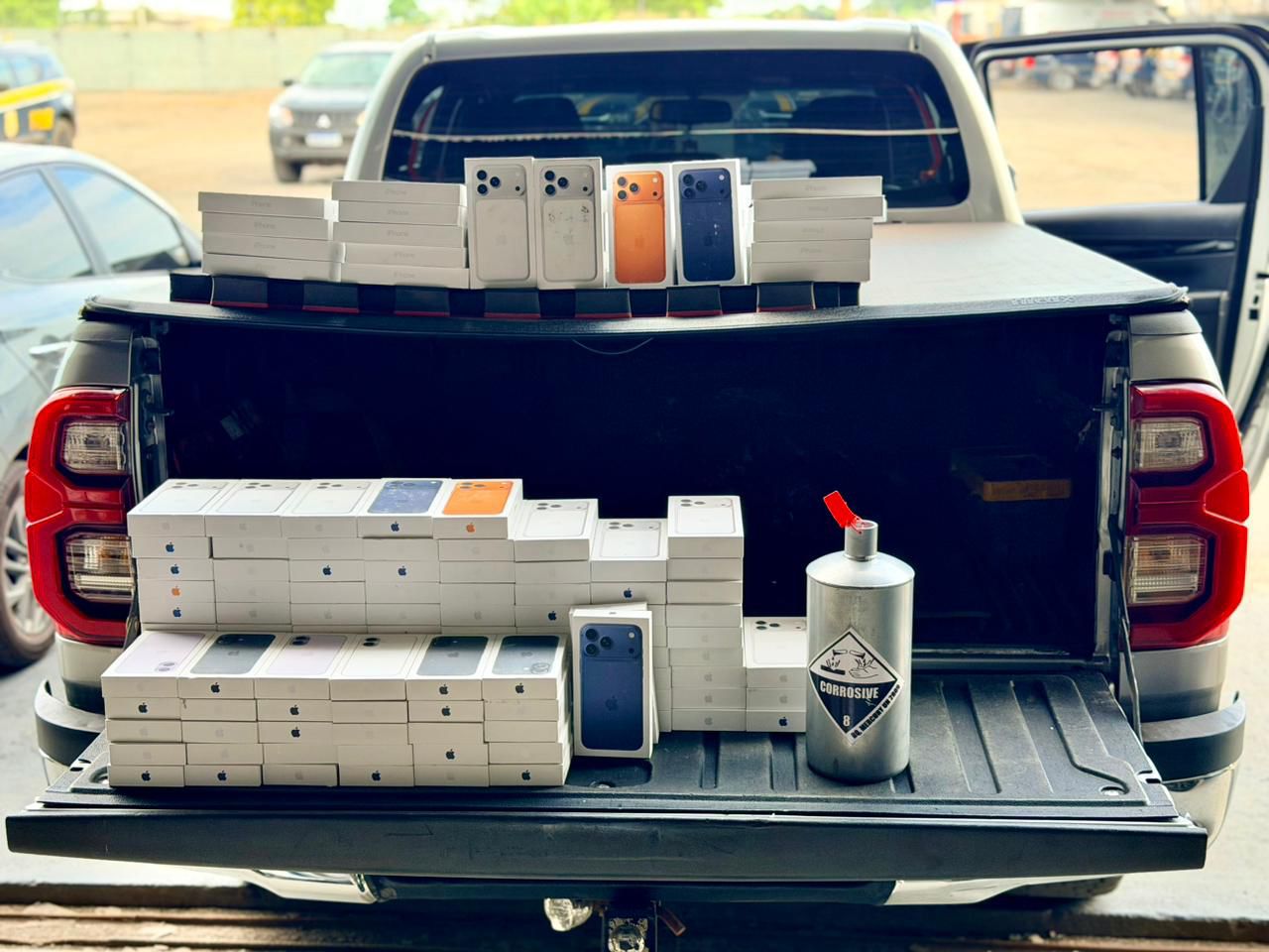 Mercadorias encontradas não tinham nota fiscal