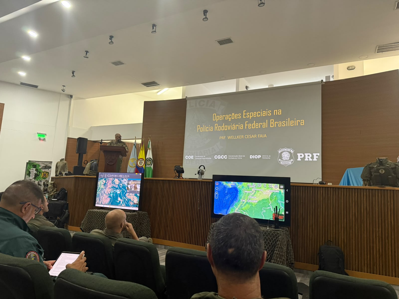 PRF participa de treinamento internacional de operações especiais na Colômbia