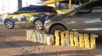 PRF apreende mais de R$ 16,4 milhões em cocaína em Miranda