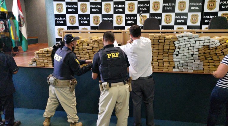 Uma tonelada de maconha no DF