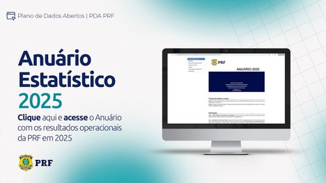PRF divulga anuário estatístico de 2025 com aumento de infrações e redução de mortes nas rodovias federais
