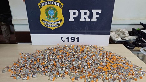 PRF realiza maior apreensão de medicamentos para emagrecimento em Goiás