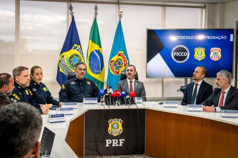 PF e PRF celebram protocolo de intenções para o enfrentamento ao crime organizado