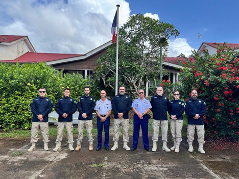 Diretor-geral da PRF visita Centro de Cooperação Policial Brasil-França, na Guiana Francesa