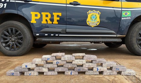 PRF apreende 160 Kg de prata em Mato Grosso do Sul