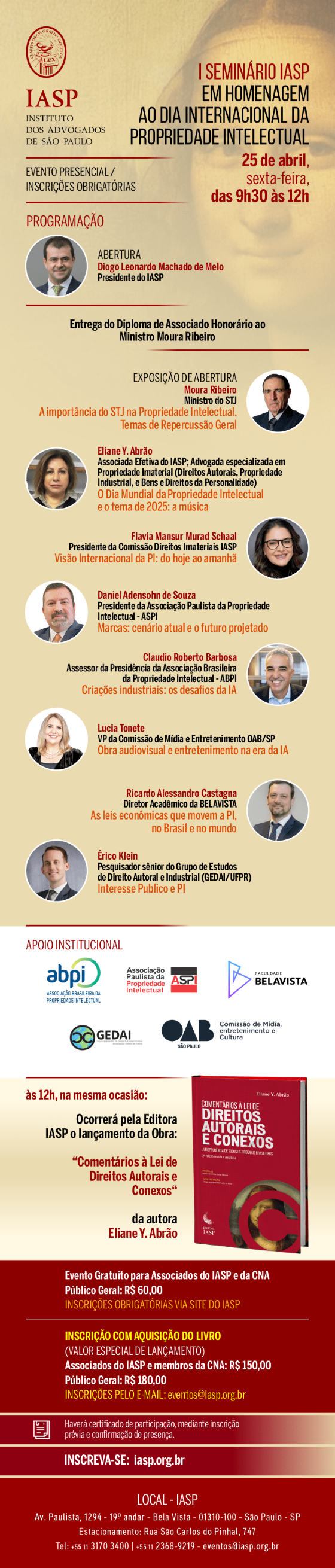 Homenagem ao Dia Mundial da PI