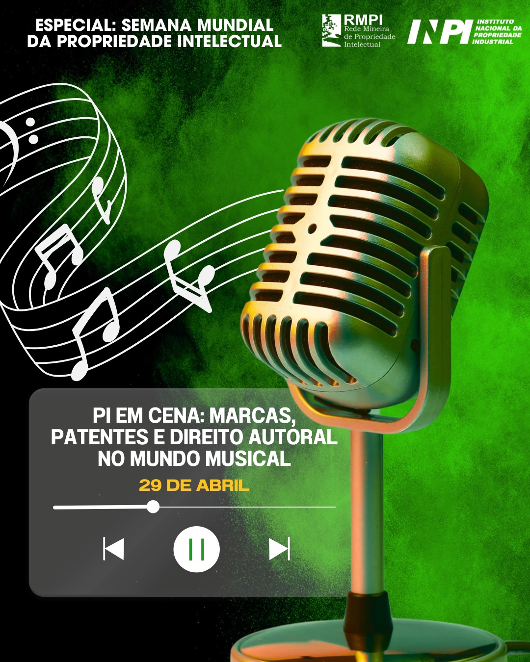 Pl e a música: sinta o ritmo da PI.